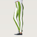 Search for green and white stripes leggings Vertical