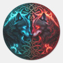 Search for fantasy wolf stickers Magical