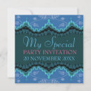 Search for blue lingerie party invitations Lace