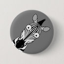Recherche de rayures de zèbre badges Animaux