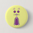 Recherche de chat jaune badges Illustration