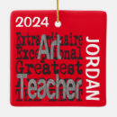 Search for art teacher ornaments Best