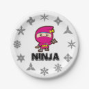 Recherche de ninja assiettes Guerrier