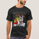 Search for miniature schnauzer christmas tshirts Dog