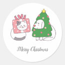 Search for dog cat stickers Merry christmas