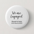 Search for engaged buttons Calligraphy typography elegant