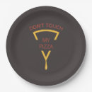 Search for funny food plates Pizza