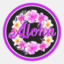 Search for aloha birthday stickers Watercolor