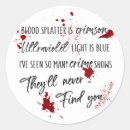Search for murdered stickers Horror