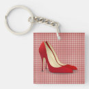 Search for acrylic shoes keychains Red