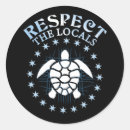 Search for locals stickers Respect the locals