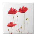 Search for red flower tiles Poppies