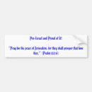 Search for pro israel bumper stickers Jewish