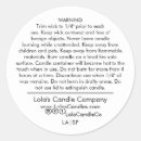 Recherche de candle labels Bougie