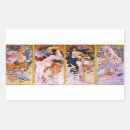 Search for four seasons stickers Alphonse mucha