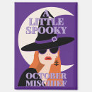 Search for halloween magnets Witch