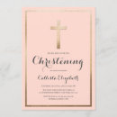 Search for pink christening invitations Simple