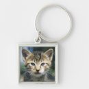 Search for brown cat keychains White