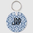 Search for damask monogram keychains Monogrammed