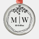 Search for wedding date ornaments Minimalist