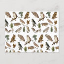Search for owl pattern postcards Bird