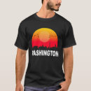 Recherche de washington state tshirts Coucher de soleil