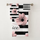 Search for floral bath towels Pink flowers