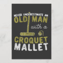 Recherche de croquet invitations Vintage