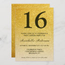 Recherche de ombre 16ans anniversaire invitations Sweet sixteen