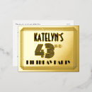 Search for 43rd birthday invitations Elegant