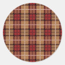 Recherche de damier rouge autocollants Classique