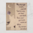 Recherche de poème halloween cartes postales Jack o' lantern