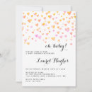 Search for heart baby girl shower invitations Modern