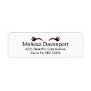 Search for fashion girl return address labels Girly