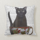 Search for black cat pillows Fabfunky