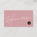 Recherche de lettrage manuscrit cartes visite Moderne