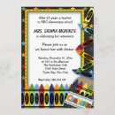 Search for crayons invitations School