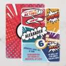 Search for comic book superhero invitations Celebration