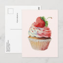Search for bakery goods postcards Cupcake