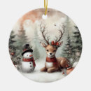 Search for retro deer ornaments Reindeer