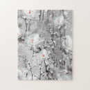 Recherche de motif asiatique puzzles Noir