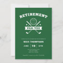 Search for golf retirement invitations Retired
