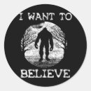 Search for bigfoot believer stickers Funny