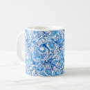 Search for blue paisley mugs White