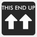 Recherche de symbole flèche autocollants Avertissement