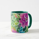 Search for beautiful patterns mugs Floral design