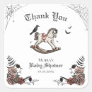 Search for pink black baby shower stickers Elegant