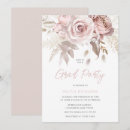 Search for roses graduation invitations Blush