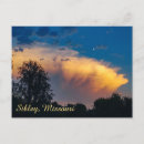Recherche de lune cartes postales Coucher de soleil