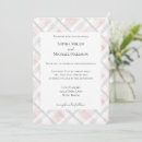 Search for pink and silver wedding invitations Glam